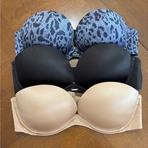Victoria’s Secret strapless bra set